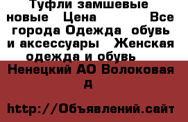 Туфли замшевые, новые › Цена ­ 1 000 - Все города Одежда, обувь и аксессуары » Женская одежда и обувь   . Ненецкий АО,Волоковая д.